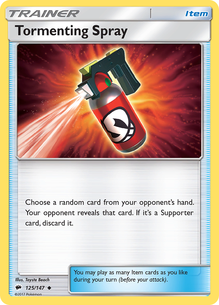 Tormenting Spray (125/147) [Sun & Moon: Burning Shadows] | Galactic Gamez