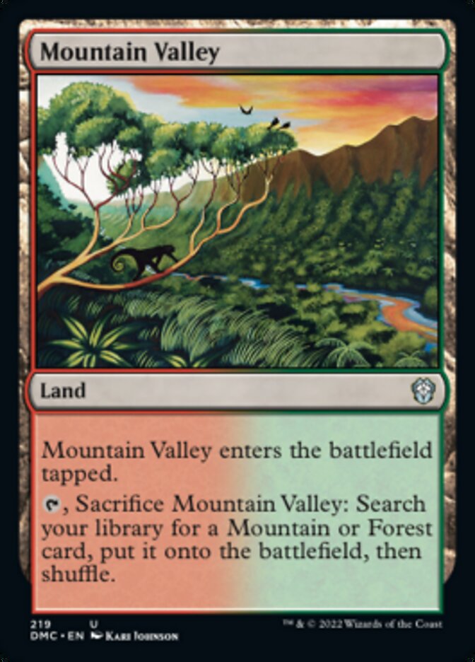 Mountain Valley [Dominaria United Commander] | Galactic Gamez