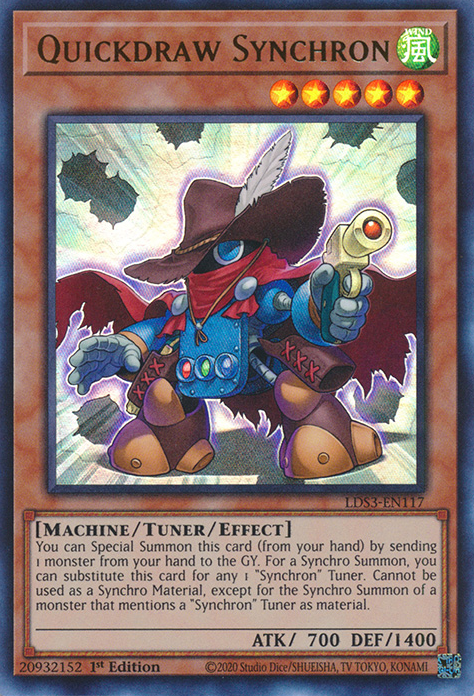 Quickdraw Synchron [LDS3-EN117] Ultra Rare | Galactic Gamez