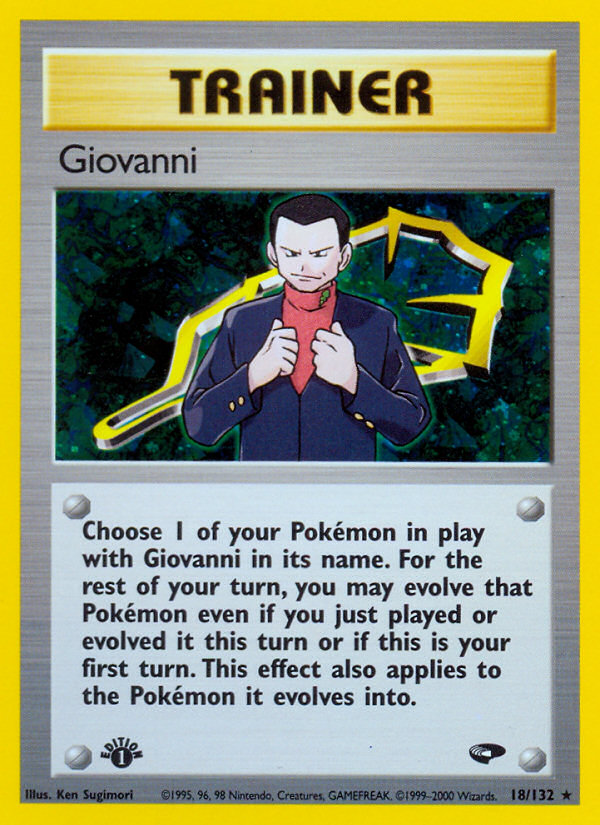 Giovanni (18/132) [Gym Challenge 1st Edition] | Galactic Gamez