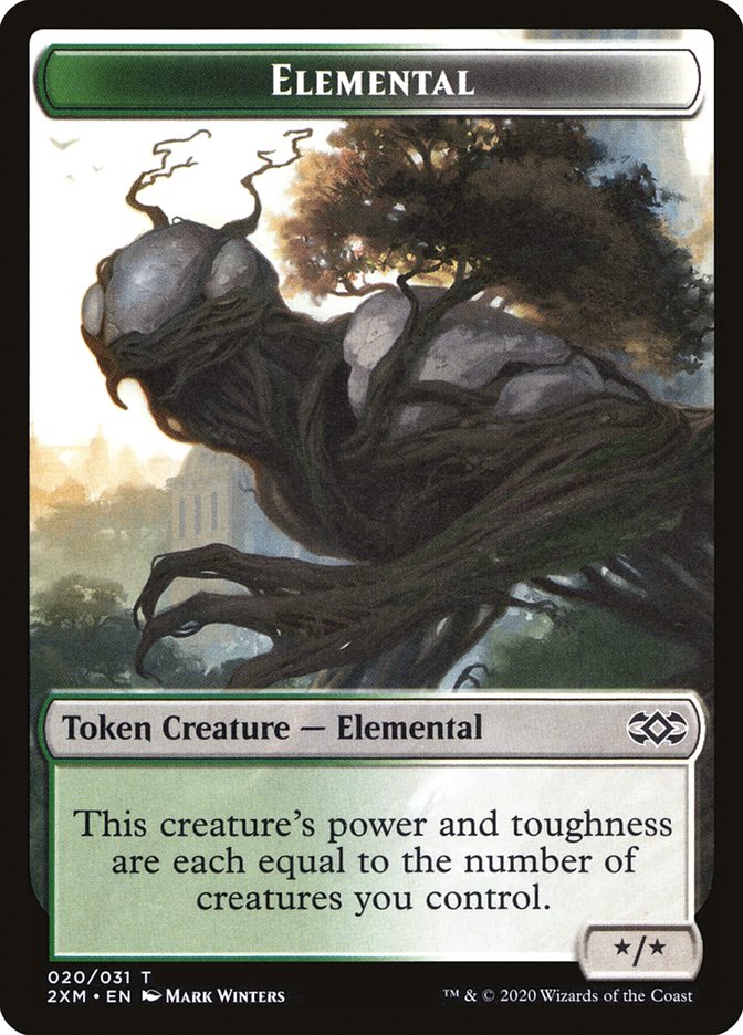 Elemental Token [Double Masters] | Galactic Gamez