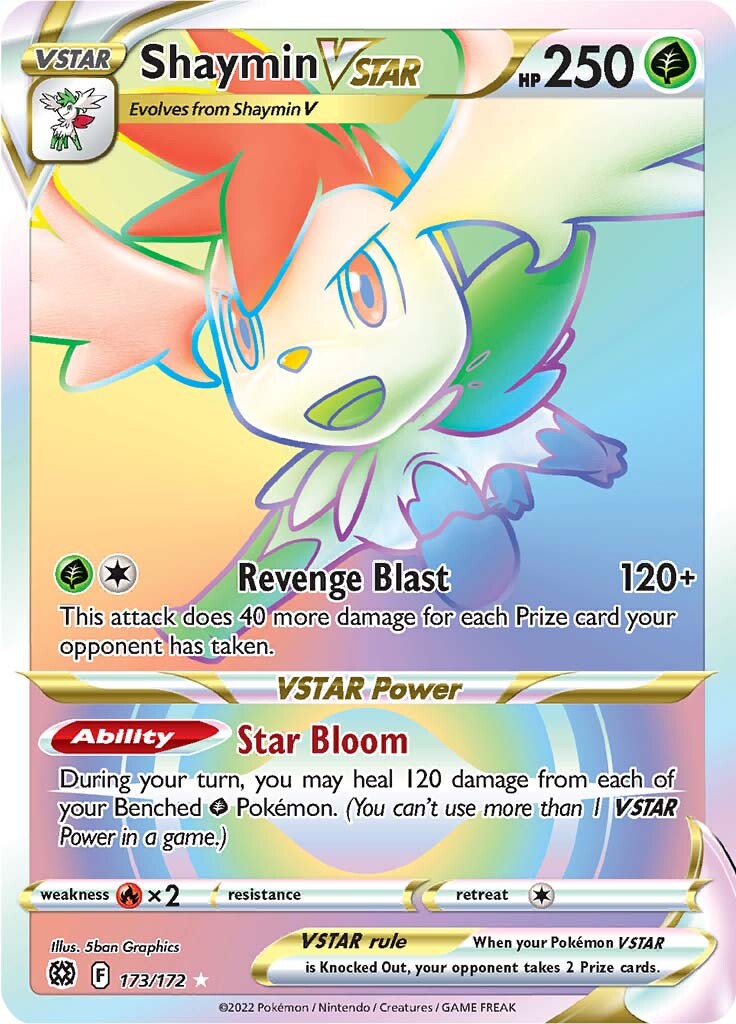 Shaymin VSTAR (173/172) [Sword & Shield: Brilliant Stars] | Galactic Gamez