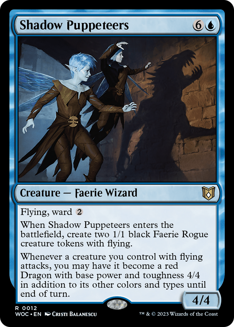 Shadow Puppeteers [Wilds of Eldraine Commander] | Galactic Gamez