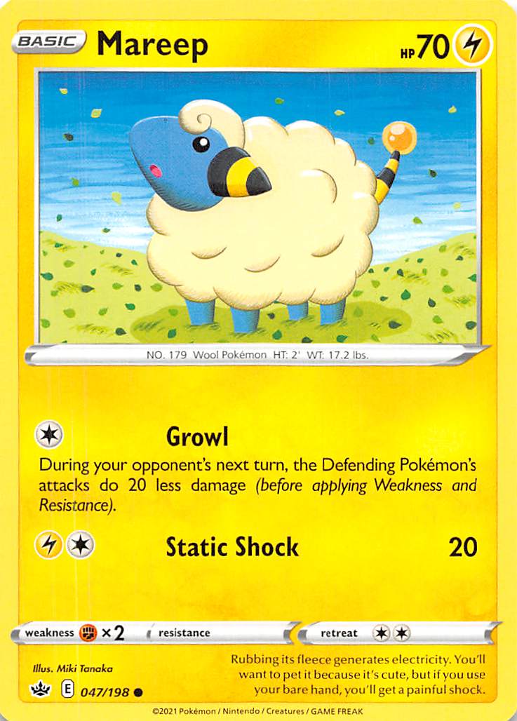 Mareep (047/198) [Sword & Shield: Chilling Reign] | Galactic Gamez