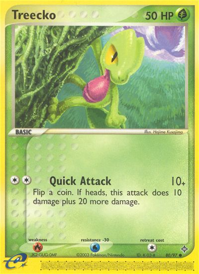 Treecko (80/97) [EX: Dragon] | Galactic Gamez