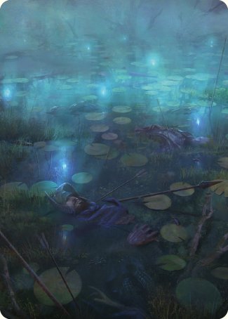The Dead Marshes Art Card [The Lord of the Rings: Tales of Middle-earth Art Series] | Galactic Gamez