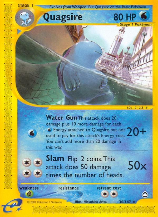 Quagsire (30/147) [Aquapolis] | Galactic Gamez