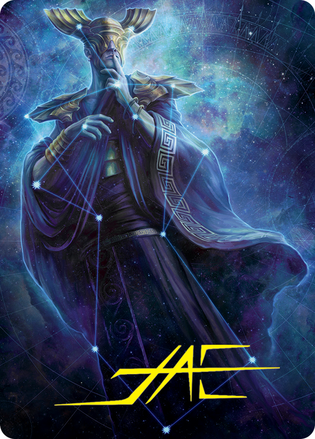 Atris, Oracle of Half-Truths Art Card (Gold-Stamped Signature) [March of the Machine Art Series] | Galactic Gamez