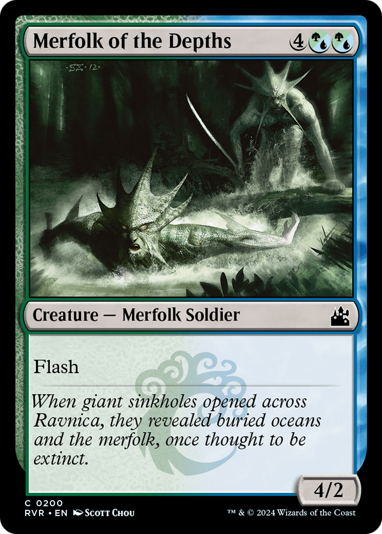 Merfolk of the Depths [Ravnica Remastered] | Galactic Gamez