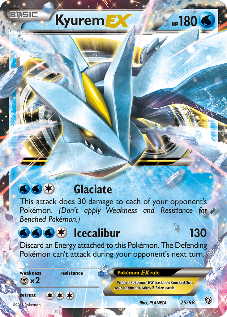 Kyurem EX (25/98) [XY: Ancient Origins] | Galactic Gamez