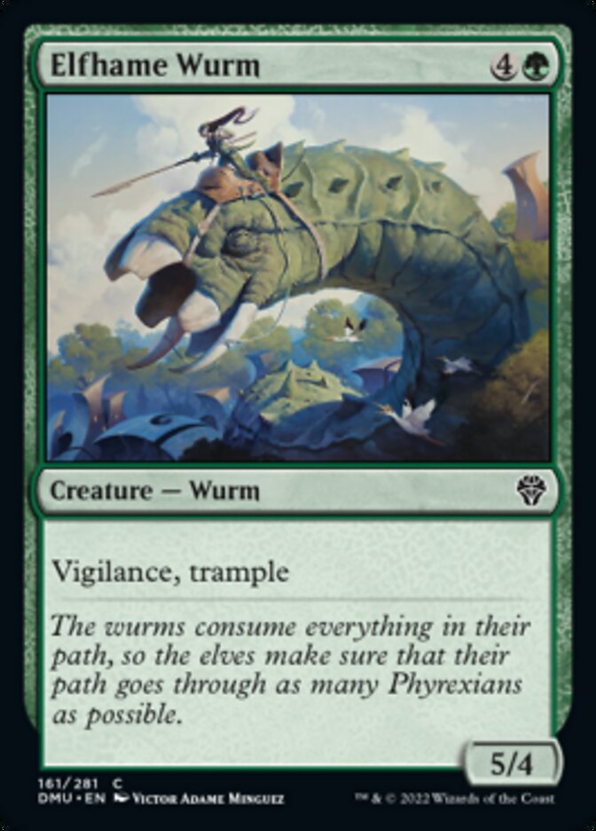 Elfhame Wurm [Dominaria United] | Galactic Gamez