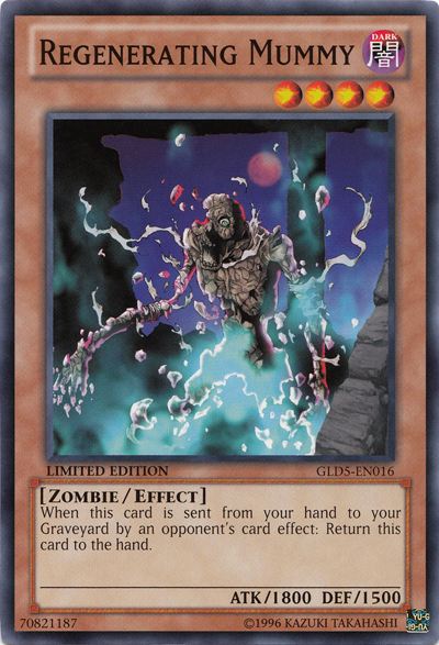 Regenerating Mummy [GLD5-EN016] Common | Galactic Gamez