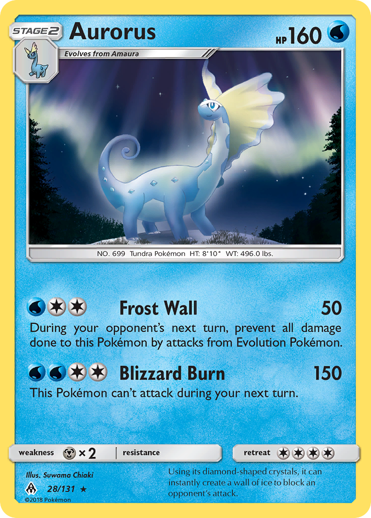 Aurorus (28/131) [Sun & Moon: Forbidden Light] | Galactic Gamez