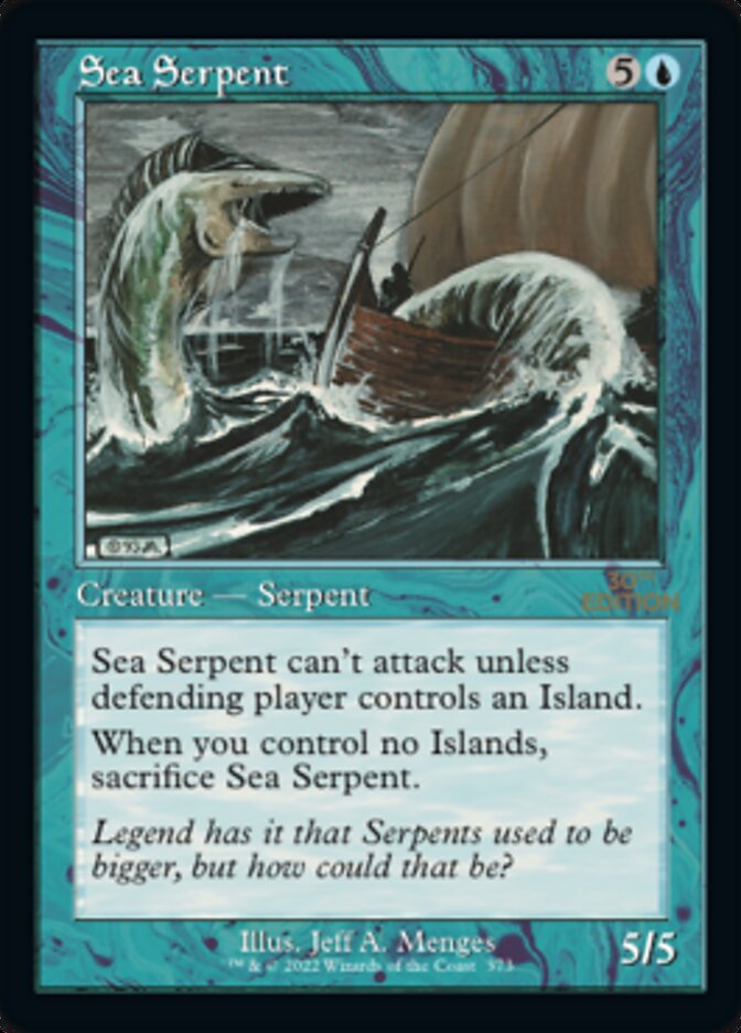 Sea Serpent (Retro) [30th Anniversary Edition] | Galactic Gamez