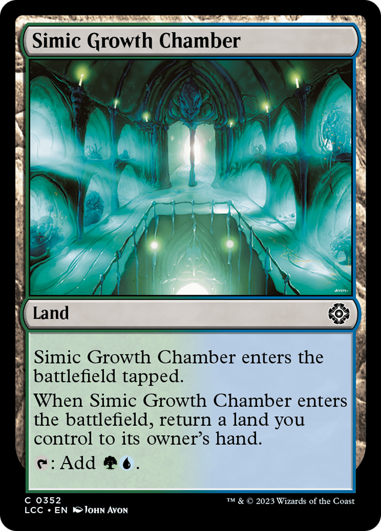 Simic Growth Chamber [The Lost Caverns of Ixalan Commander] | Galactic Gamez