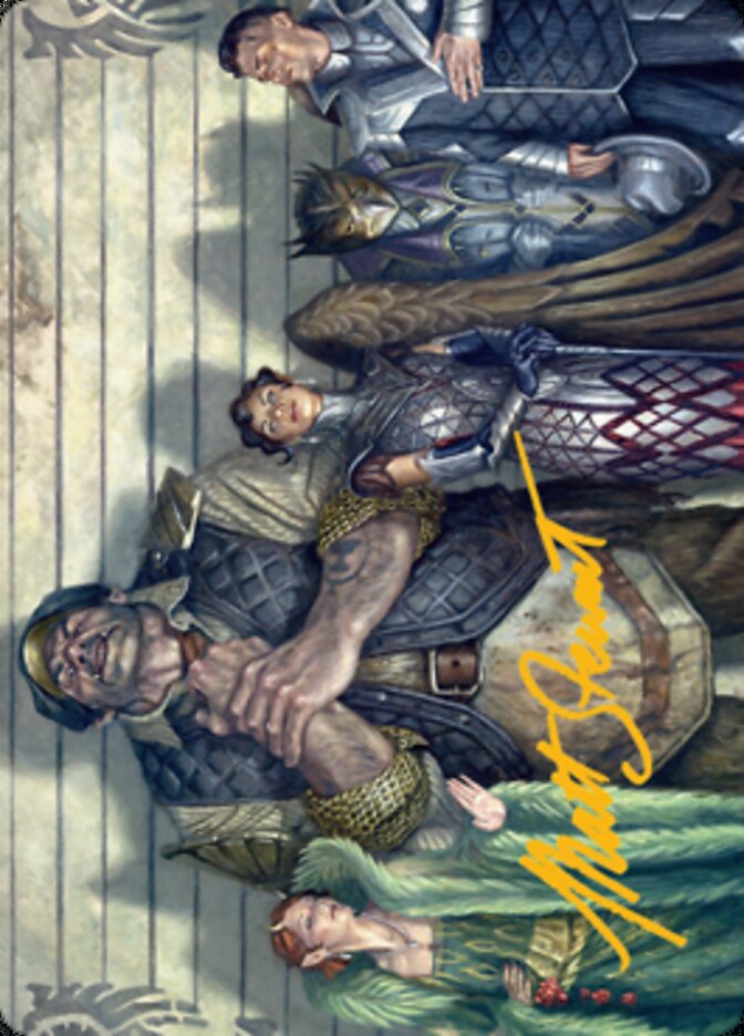 Rogues' Gallery Art Card (Gold-Stamped Signature) [Streets of New Capenna Art Series] | Galactic Gamez