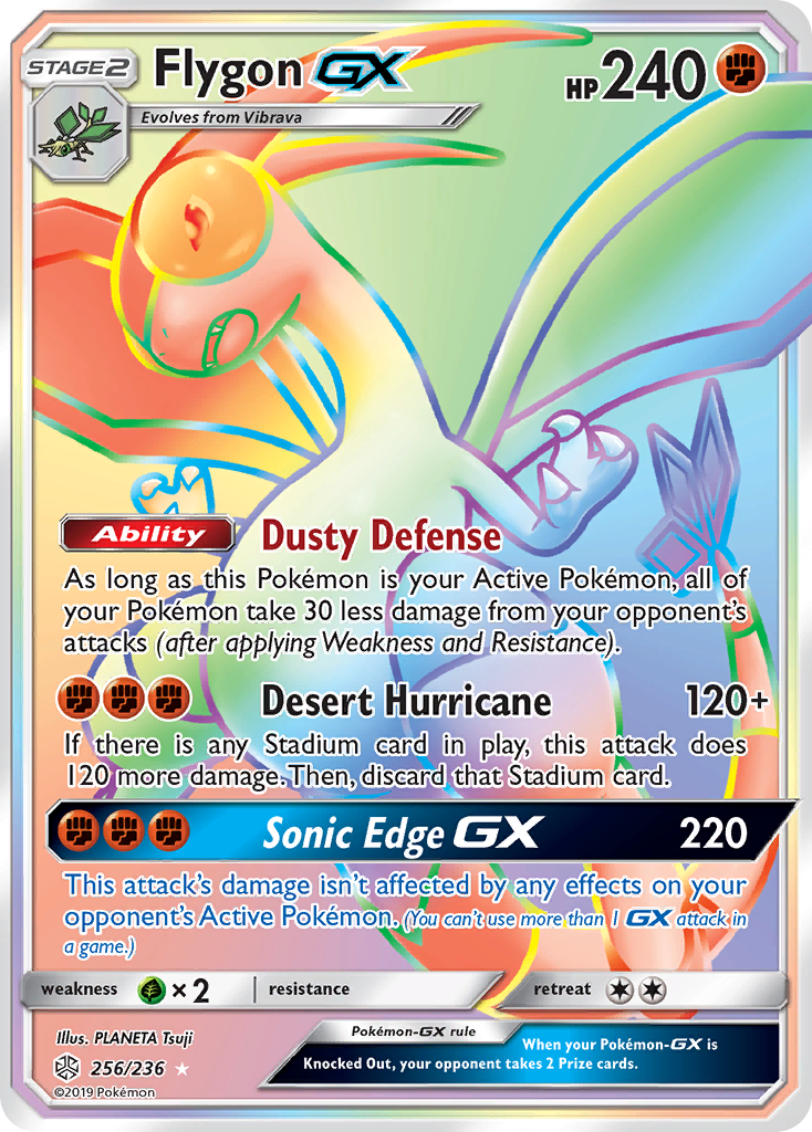 Flygon GX (256/236) [Sun & Moon: Cosmic Eclipse] | Galactic Gamez