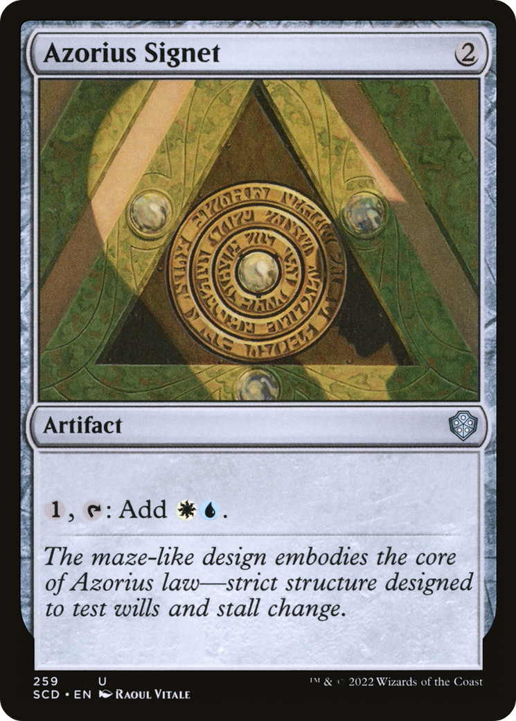 Azorius Signet [Starter Commander Decks] | Galactic Gamez