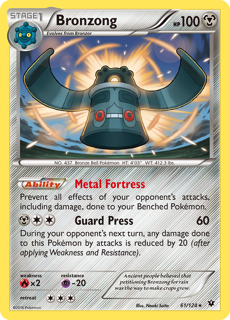 Bronzong (61/124) [XY: Fates Collide] | Galactic Gamez