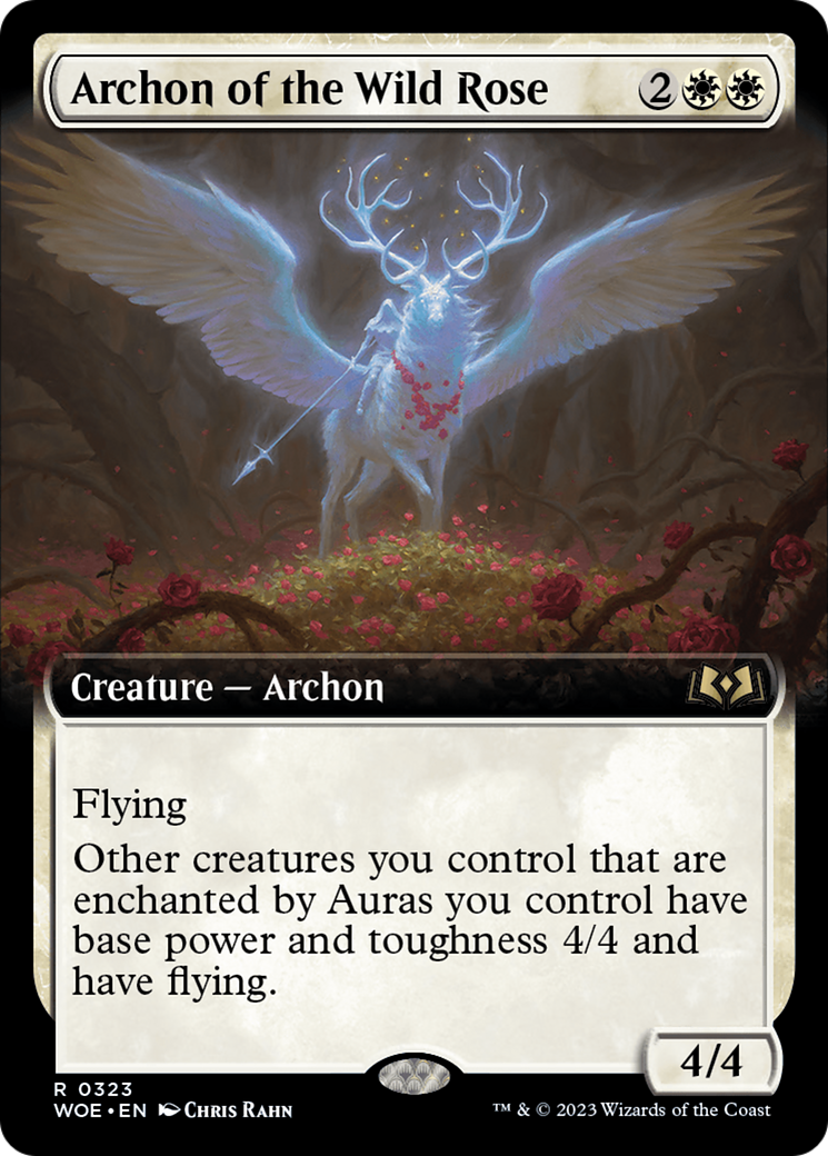 Archon of the Wild Rose (Extended Art) [Wilds of Eldraine] | Galactic Gamez