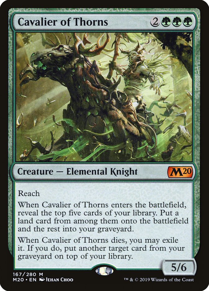 Cavalier of Thorns [Core Set 2020] | Galactic Gamez