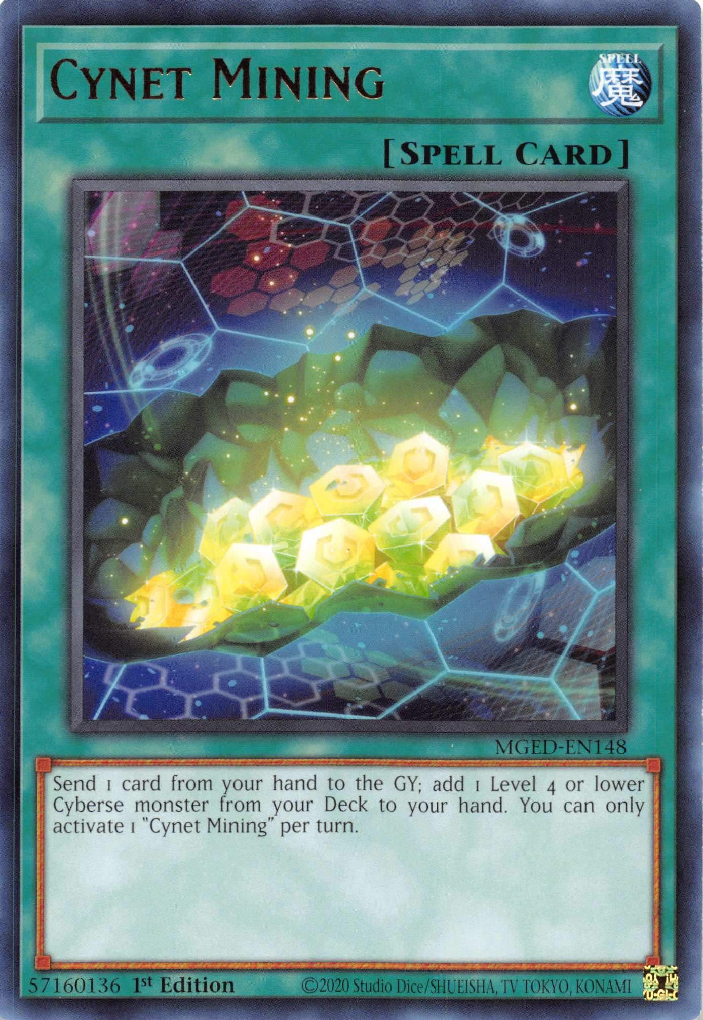 Cynet Mining [MGED-EN148] Rare | Galactic Gamez