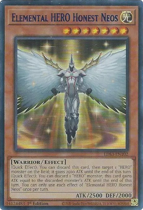 Elemental HERO Honest Neos (Blue) [LDS3-EN102] Ultra Rare | Galactic Gamez