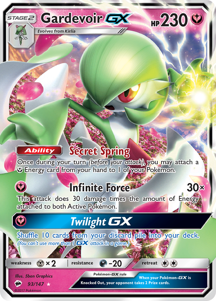 Gardevoir GX (93/147) [Sun & Moon: Burning Shadows] | Galactic Gamez