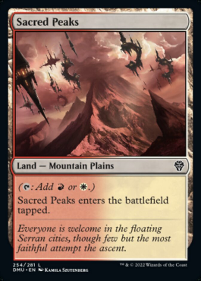 Sacred Peaks [Dominaria United] | Galactic Gamez