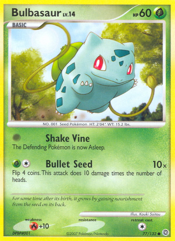 Bulbasaur (77/132) [Diamond & Pearl: Secret Wonders] | Galactic Gamez