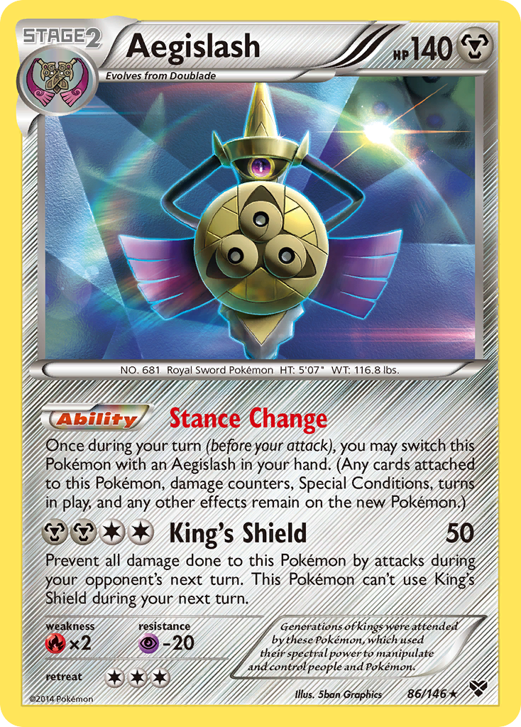 Aegislash (86/146) [XY: Base Set] | Galactic Gamez