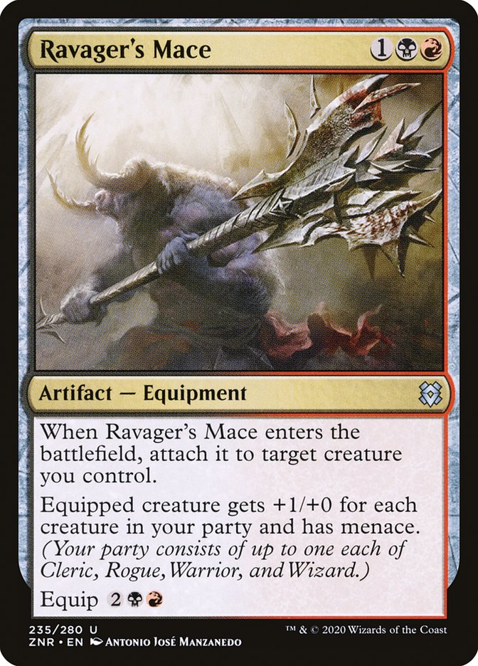 Ravager's Mace [Zendikar Rising] | Galactic Gamez
