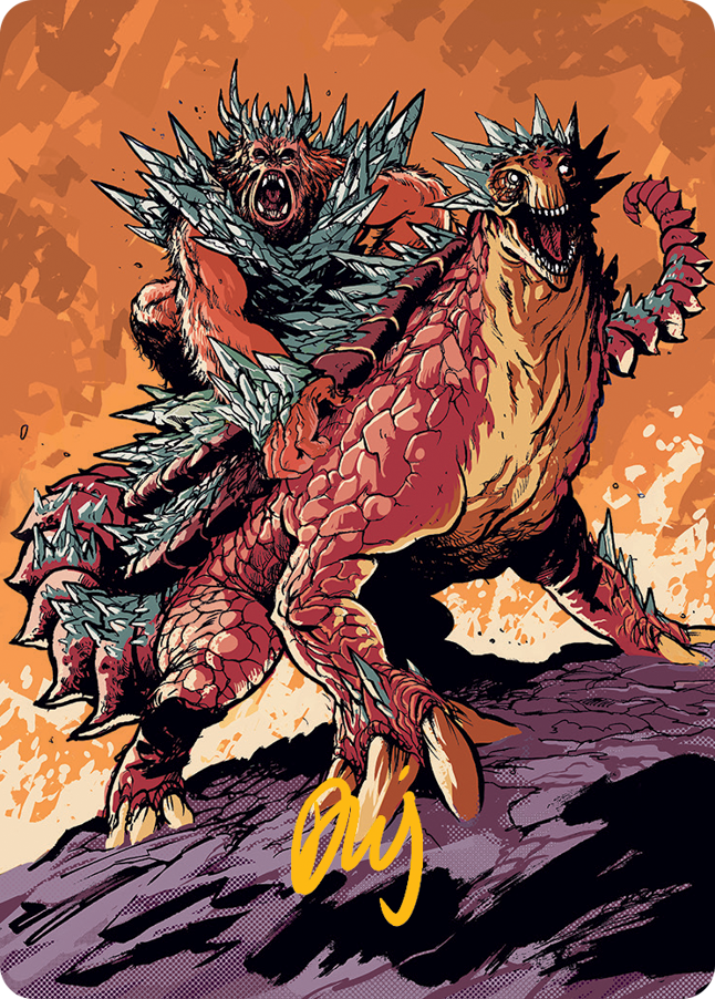 Kogla and Yidaro Art Card (Gold-Stamped Signature) [March of the Machine Art Series] | Galactic Gamez