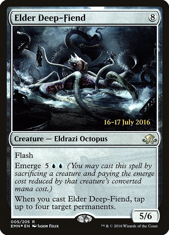 Elder Deep-Fiend  [Eldritch Moon Prerelease Promos] | Galactic Gamez