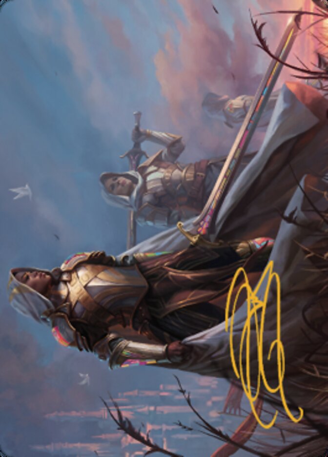 Danitha, Benalia's Hope Art Card (Gold-Stamped Signature) [Dominaria United Art Series] | Galactic Gamez
