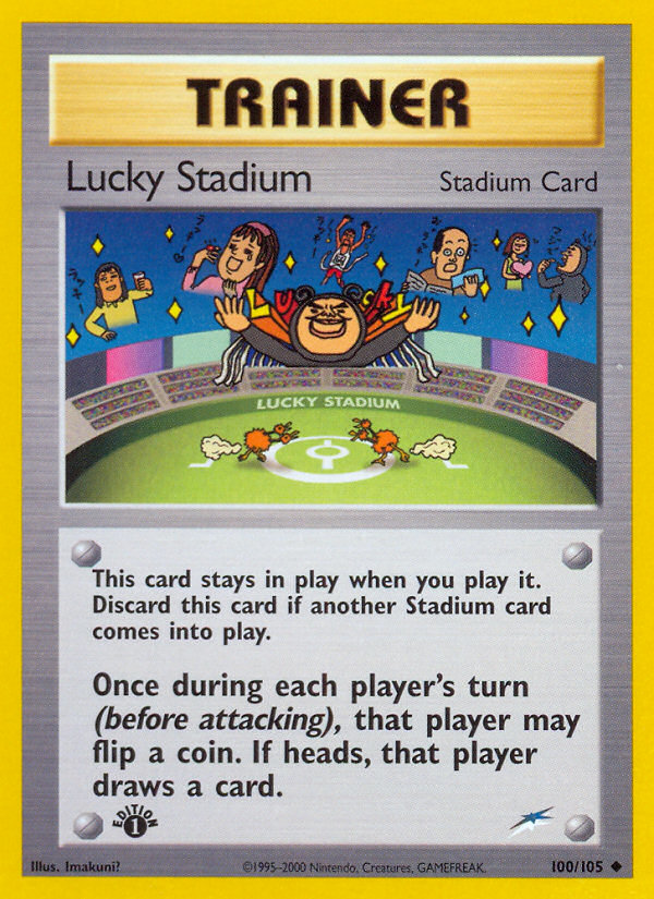 Lucky Stadium (100/105) [Neo Destiny 1st Edition] | Galactic Gamez