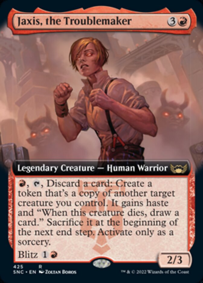 Jaxis, the Troublemaker (Extended Art) [Streets of New Capenna] | Galactic Gamez
