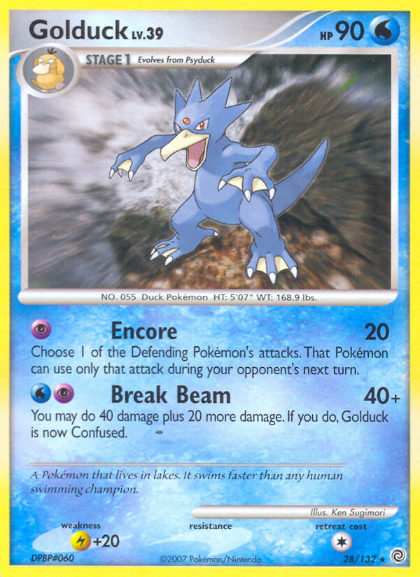 Golduck (28/132) [Diamond & Pearl: Secret Wonders] | Galactic Gamez