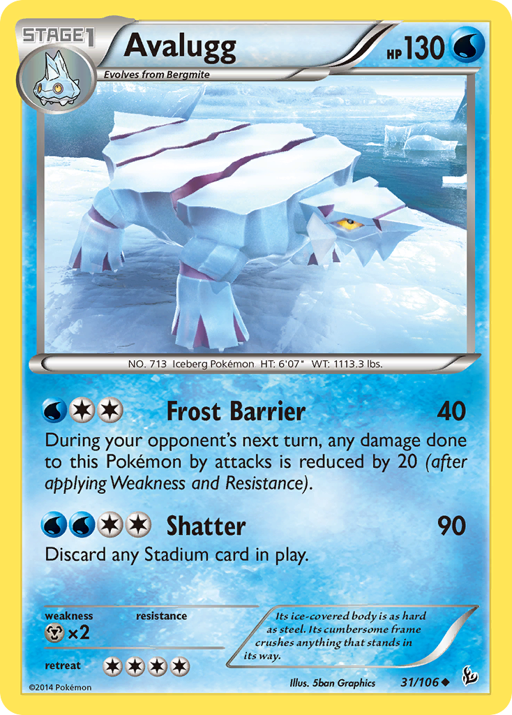 Avalugg (31/106) [XY: Flashfire] | Galactic Gamez