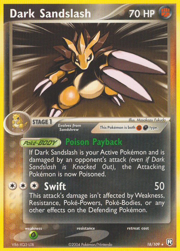 Dark Sandslash (18/109) [EX: Team Rocket Returns] | Galactic Gamez