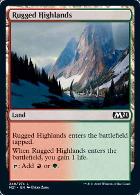 Rugged Highlands [Core Set 2021] | Galactic Gamez