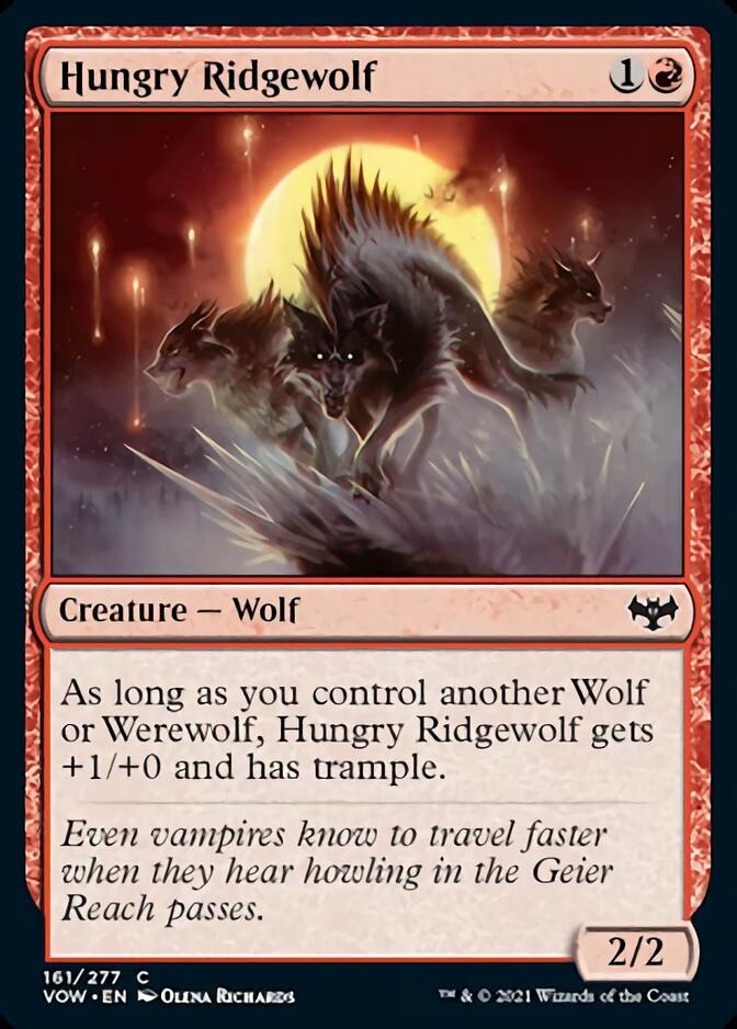 Hungry Ridgewolf [Innistrad: Crimson Vow] | Galactic Gamez