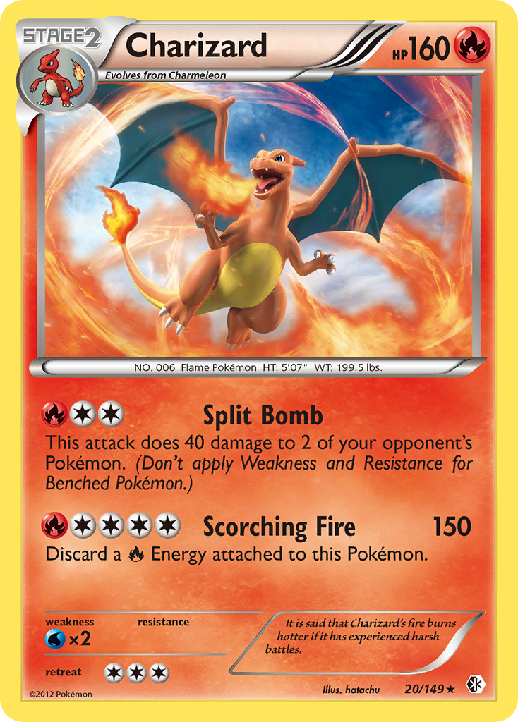 Charizard (20/149) [Black & White: Boundaries Crossed] | Galactic Gamez