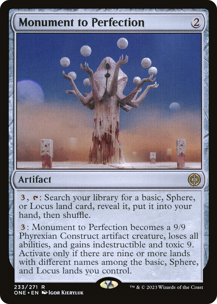 Monument to Perfection [Phyrexia: All Will Be One] | Galactic Gamez