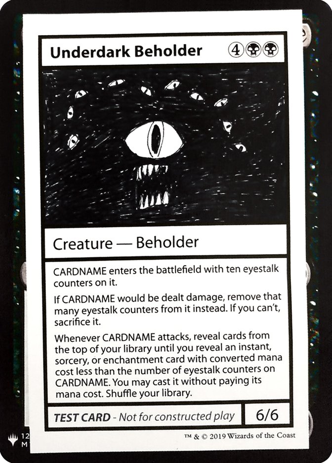 Underdark Beholder [Mystery Booster Playtest Cards] | Galactic Gamez