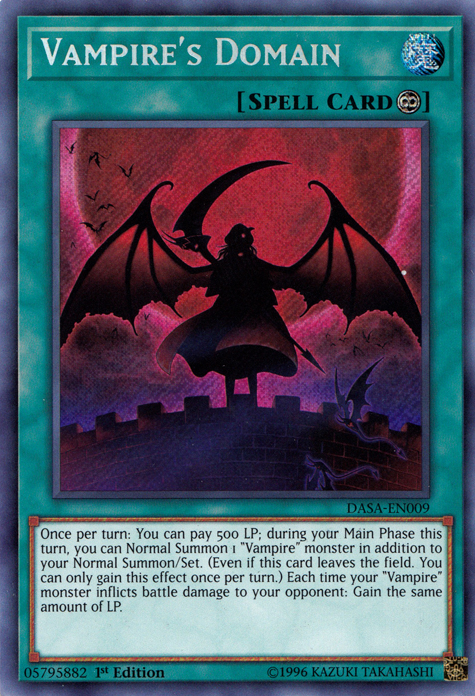 Vampire's Domain [DASA-EN009] Secret Rare | Galactic Gamez