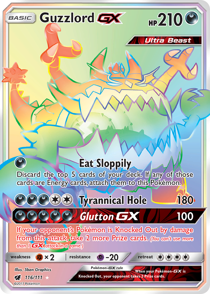 Guzzlord GX (116/111) [Sun & Moon: Crimson Invasion] | Galactic Gamez