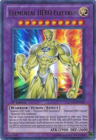 Elemental HERO Electrum [LCGX-EN052] Ultra Rare | Galactic Gamez