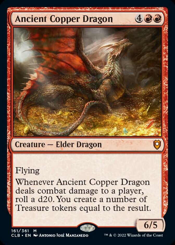 Ancient Copper Dragon [Commander Legends: Battle for Baldur's Gate] | Galactic Gamez