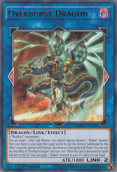 Overburst Dragon [CHIM-EN092] Rare | Galactic Gamez